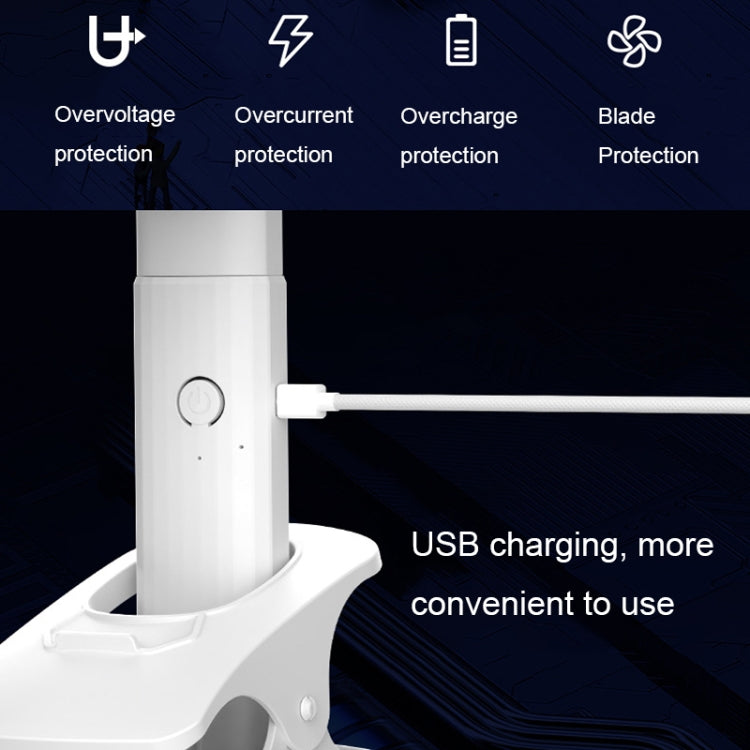 Desktop Portable USB Charging Clip Fan Multifunctional Rotatable Handheld Fan