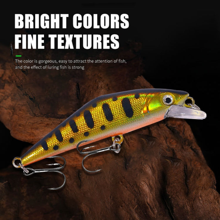 HENGJIA 5.7cm 3.4g Microbe Road Lures Slow Sinking Minnow Fake Bait, Color: 10