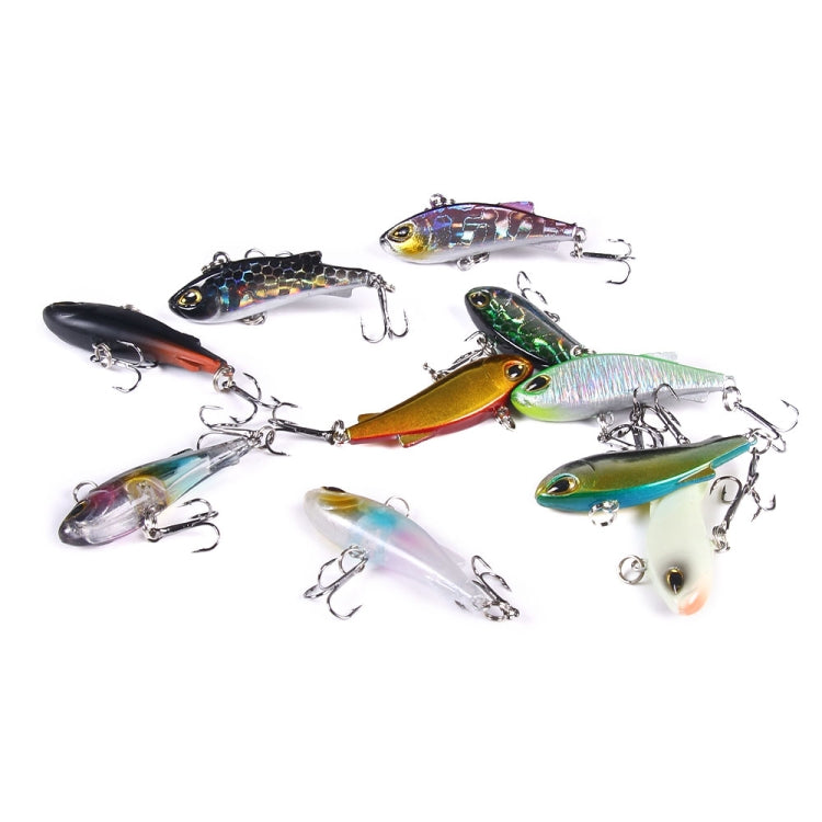 HENGJIA 4cm 4g Submerged Trembler Swimming VIB Luya Fish Bait Microbe Warbler Fake Bait(5)