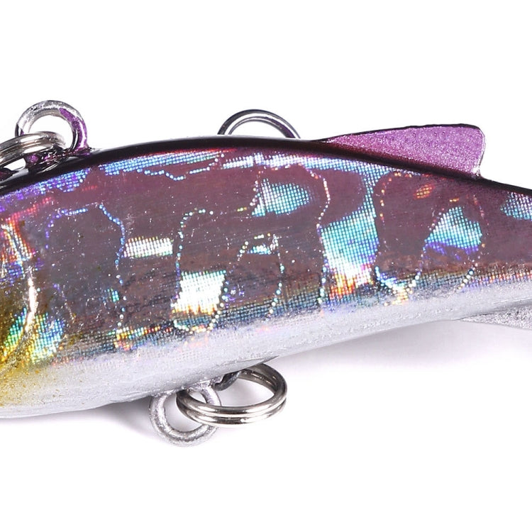 HENGJIA 4cm 4g Submerged Trembler Swimming VIB Luya Fish Bait Microbe Warbler Fake Bait(4)