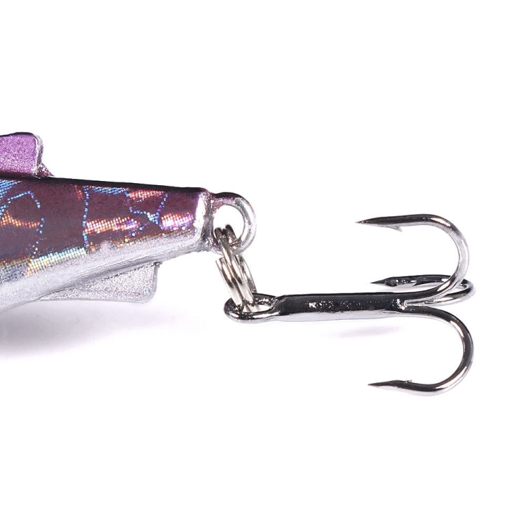 HENGJIA 4cm 4g Submerged Trembler Swimming VIB Luya Fish Bait Microbe Warbler Fake Bait(10)