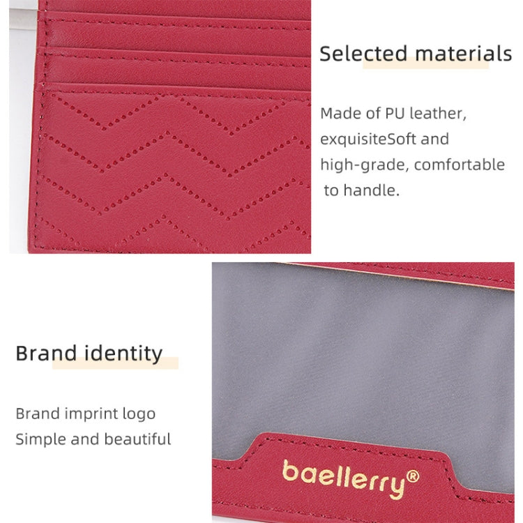 Baellerry Light and Thin Card Bag ID Card Holder Multifunctional Coin Purse(Brown)