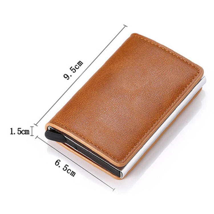HUMERPAUL RFID Anti-Magnetic Automatic Card Set Credit Card Box Coin Bag(Carbon Fiber)