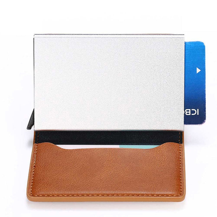 HUMERPAUL RFID Anti-Magnetic Automatic Card Set Credit Card Box Coin Bag(Black)