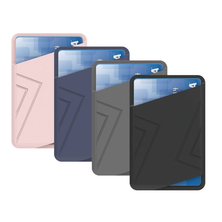 AhaStyle PT133-C Silicone Adhesive Card Case(Pink)