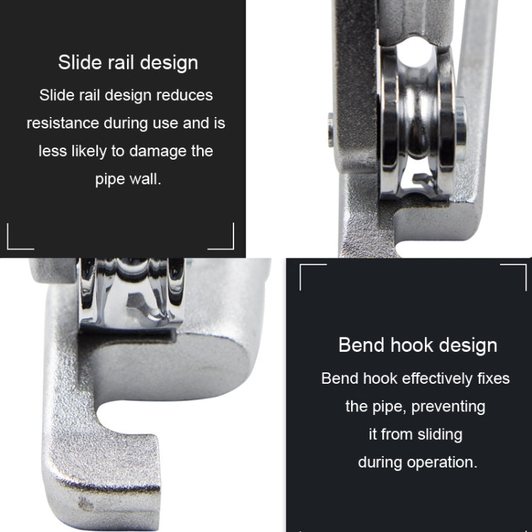HSD TB-3208 8mm Diameter Manual Stainless Steel Pipe Iron Tube Bender Air Conditioner Copper Pipe Aluminum Pipe Bender