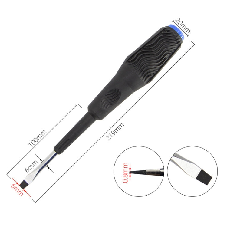 HSD HS-5610 Straight Non-Slip Handle With Magnetic Screwdriver