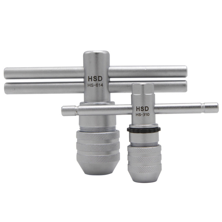 HSD HS-614 Forward And Backward Adjustable Ratchet Tapping Spanner Quick Reamer Tapping Wrench