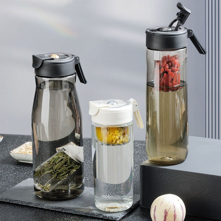 Nobvan Magic Ball Magnetic Bomb Tea Warehouse Tritan Large Capacity Sports Cup, Style: 1000ml (Gray)