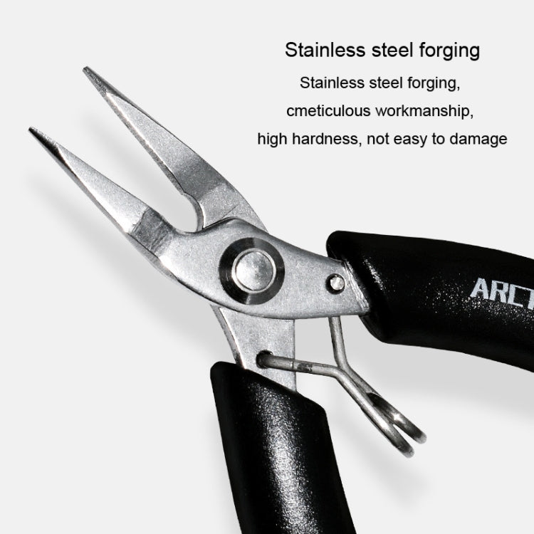 ARCTIC TIGER AT-180 Toothless Elbow Needle Nose Mini Palm Stainless Steel Cutting Plier Jewelry Making Handmade Plier