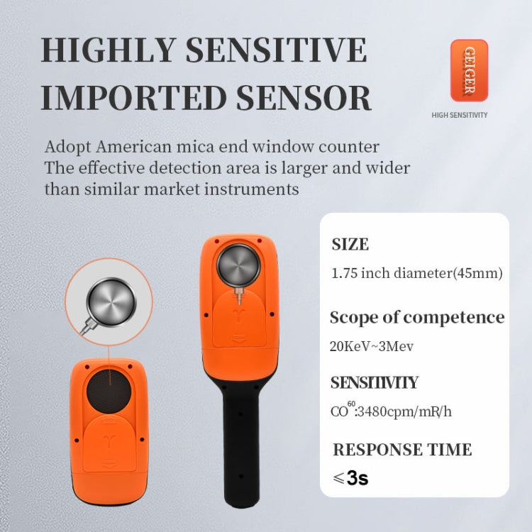 CESTSEN MR-50EXP  Nuclear Radiation Detector Radioactive Environmental Radiation αβγX-Ray Detector,CN Plug