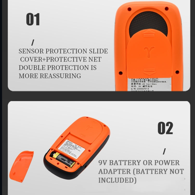 CESTSEN MR-50EXP  Nuclear Radiation Detector Radioactive Environmental Radiation αβγX-Ray Detector,CN Plug