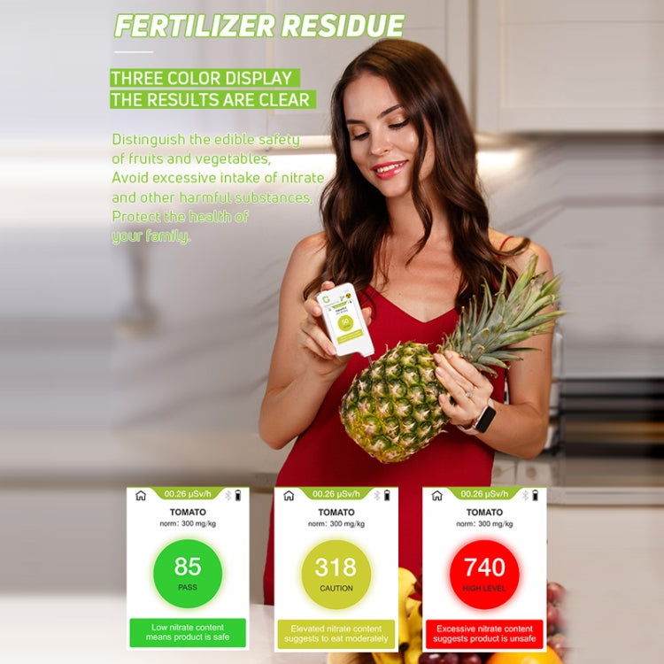 Greentest ECO6T Food Nitrate Water Quality Nuclear Radiation Environmental Detector With Timer, EU Plug