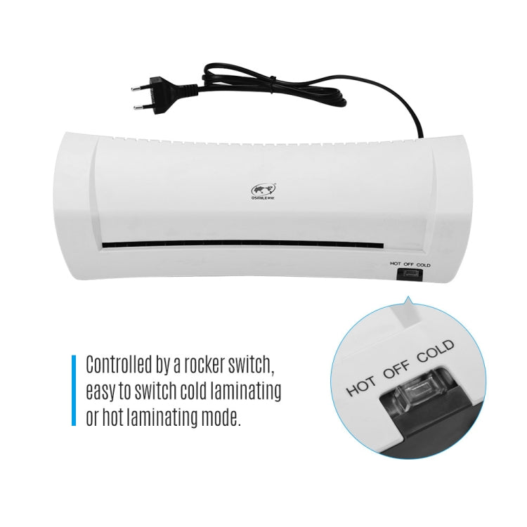 Osmile SL200 A4 Photo Cold and Hot Laminating Machine 340mm/min Speed US Plug