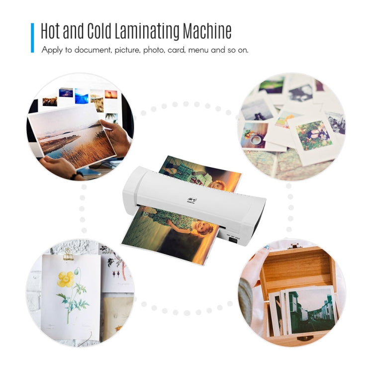 Osmile SL200 A4 Photo Cold and Hot Laminating Machine 340mm/min Speed AU Plug