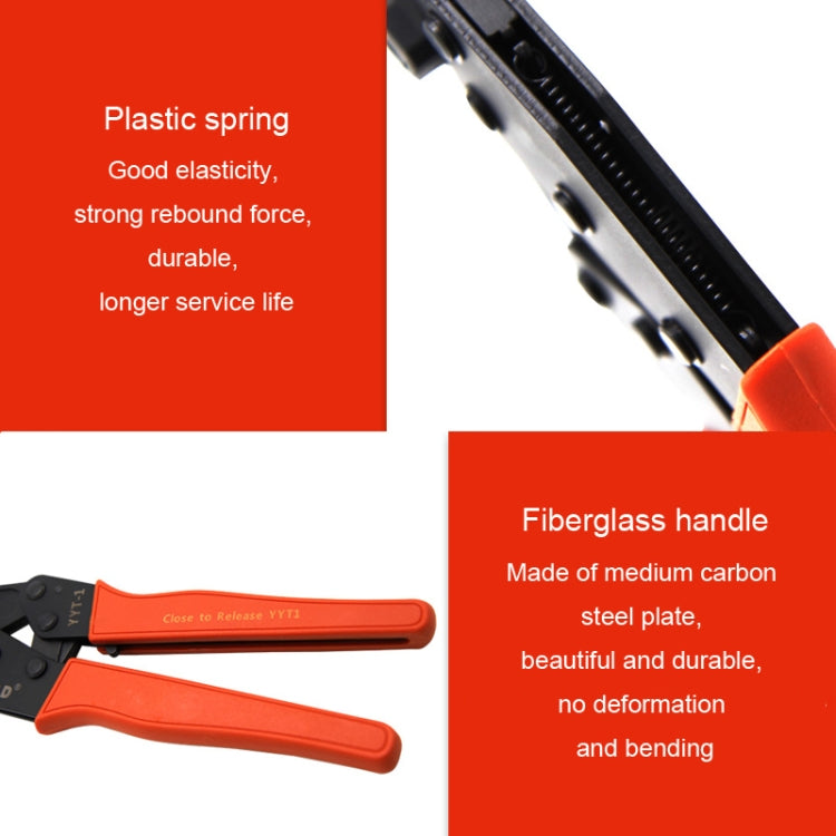 HSD YYT-1 Crimping Pliers Insulated Terminal Crimping Tools Crimping Clamps