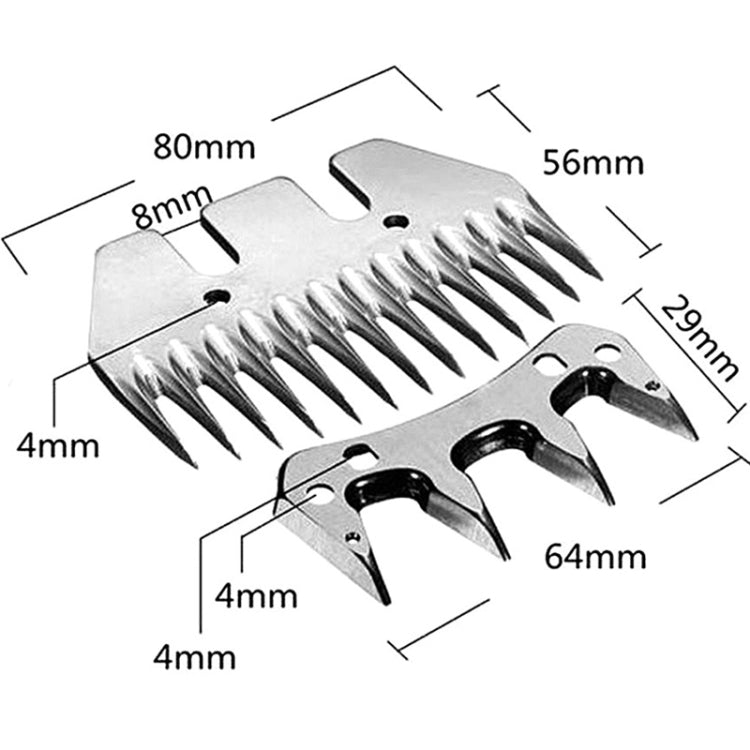HILDA Power Wool Scissors Blades For Wool Pushers, Specification: Individual Blade
