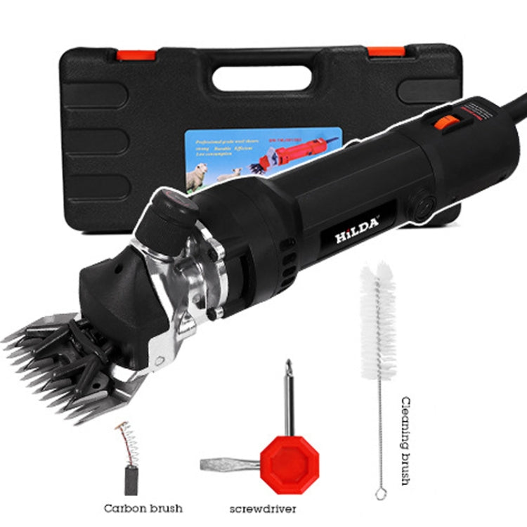 HILDA Motorized Wool Scissors Power Shear Tool Kit, Plug: US Plug Red