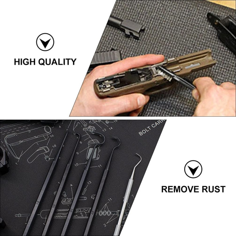 Double-end Steel Wire Pipe Brush Scratch Brush for Detailing Cleaning Welding Slag and Rust