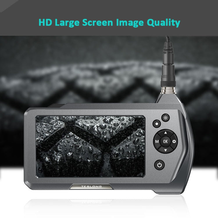 TESLONG NTS450A 4.5-inch Screen Industrial Handheld Endoscope with Light, Speci: 7.6mm Lens-5m