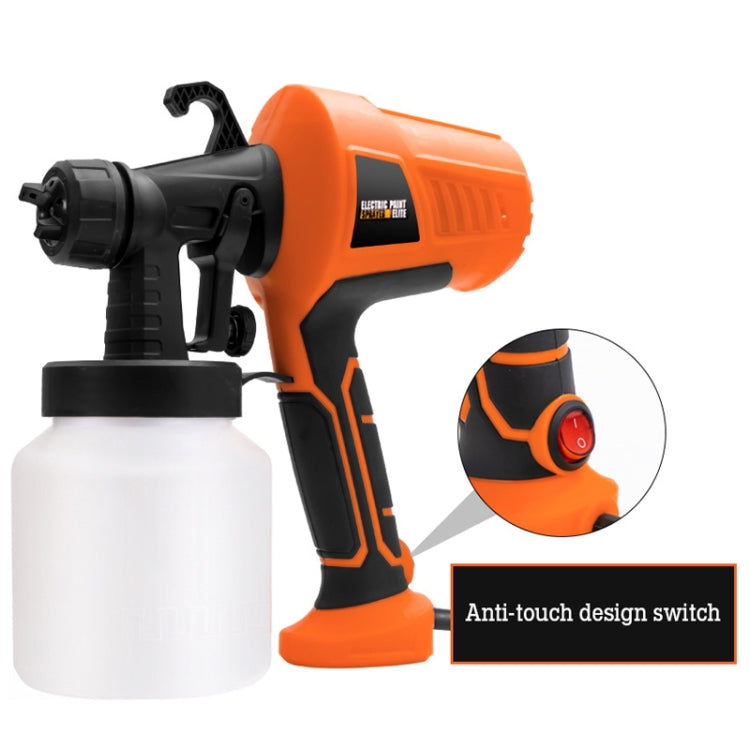HILDA High Voltage Motorized Paint Spray Tool Portable And Detachable, Specification: EU Plug Yellow