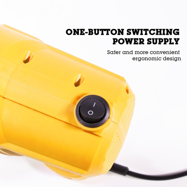 HILDA High Voltage Motorized Paint Spray Tool Portable And Detachable, Specification: With Anti-Touch Switch US Plug Yellow