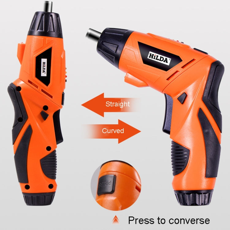 HILDA Multi-Function Li-Ion Screwdriver Mini Screwdriver Set(Orange)