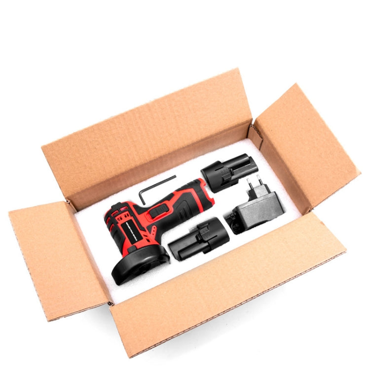 HILDA 12V 3 Inch Li-Ion Angle Grinder Home Cutting And Sanding Machine, EU Plug, Model: Carton Package With 1 Battery