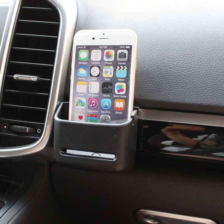 SHUNWEI SD-1129 Car Adhesive Mobile Phone Holder Multifunctional Car Storage Box