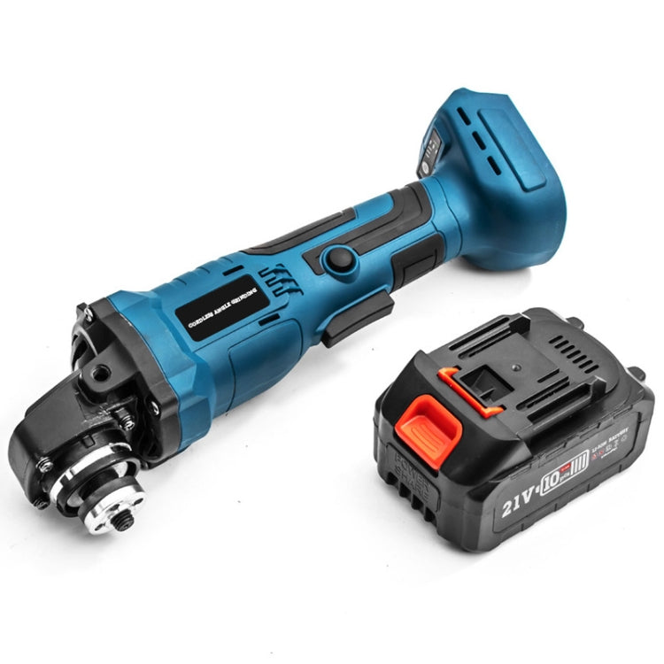 HILDA 21V Brushless Angle Grinder Lithium Cutting Machine, Model: 2 Battery+1 Charger US Plug