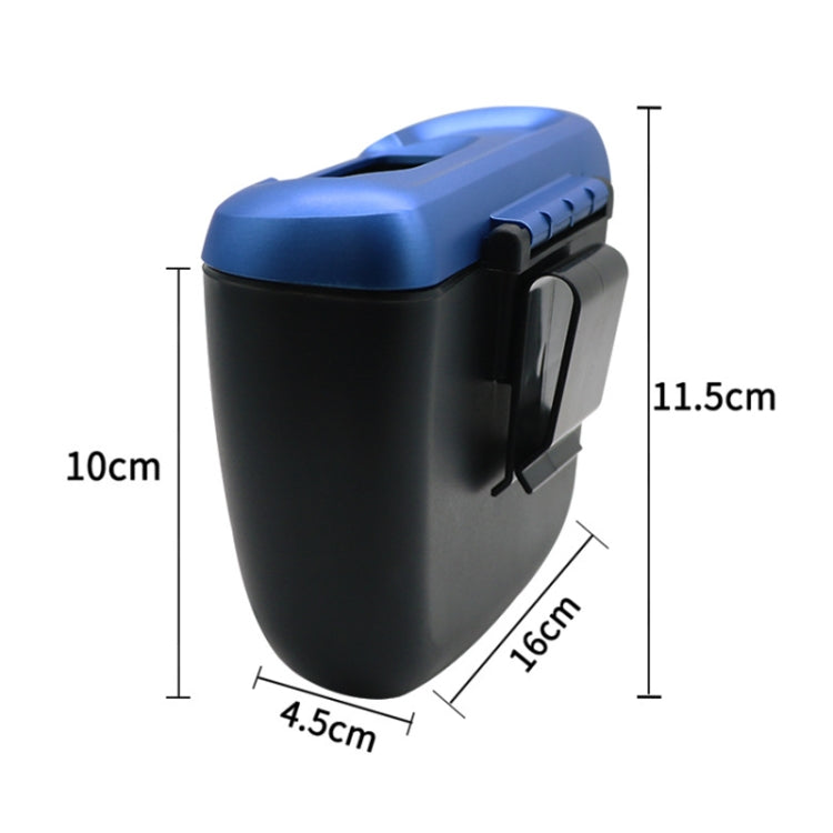 SHUNWEI Vehicle-mounted Trash Can Multifunctional Hanging Storage Bin(Black)