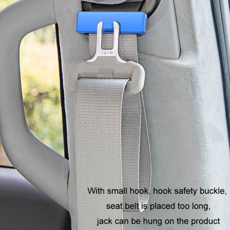 SHUNWEI 1pair Car Safety Belt Limiter Anti-Stranglehold Clip(Blue)