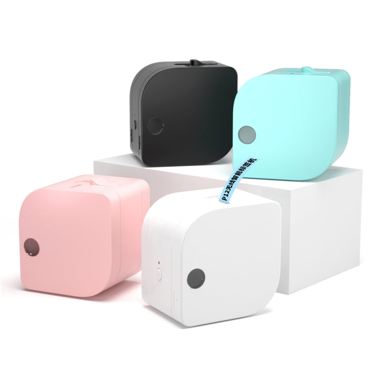 Phomemo P12Pro Li-Ion Battery Compact Bluetooth Convenient Self-Adhesive Thermal Label Printer(Green)