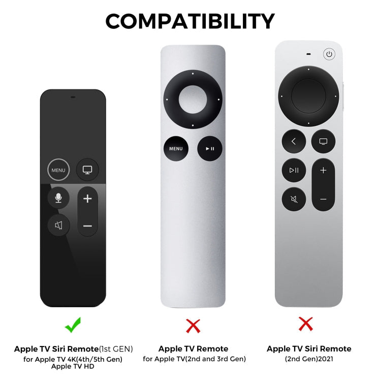 For Apple TV HD / 4K+AirTag AhaStyle PT157 Remote Control Tracker 2 In 1 Silicone Protective Cover(Pink)