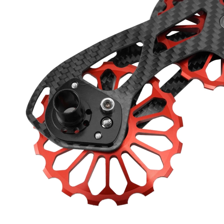 Carbon Fiber Guide Wheel For Road Bike Bicycle Bearing Rear Derailleur Guide Wheel Parts, Model Number: SD3 Black