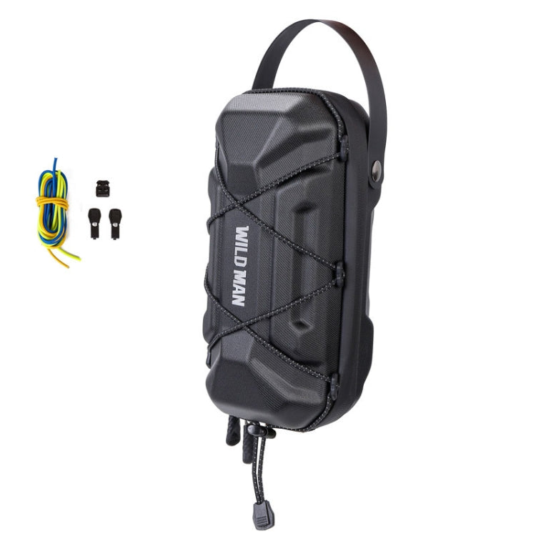 WILD MAN GD6X 2L Electric Scooter EVA Hard Shell Hanging Bag Folding Bike Bag(Black)