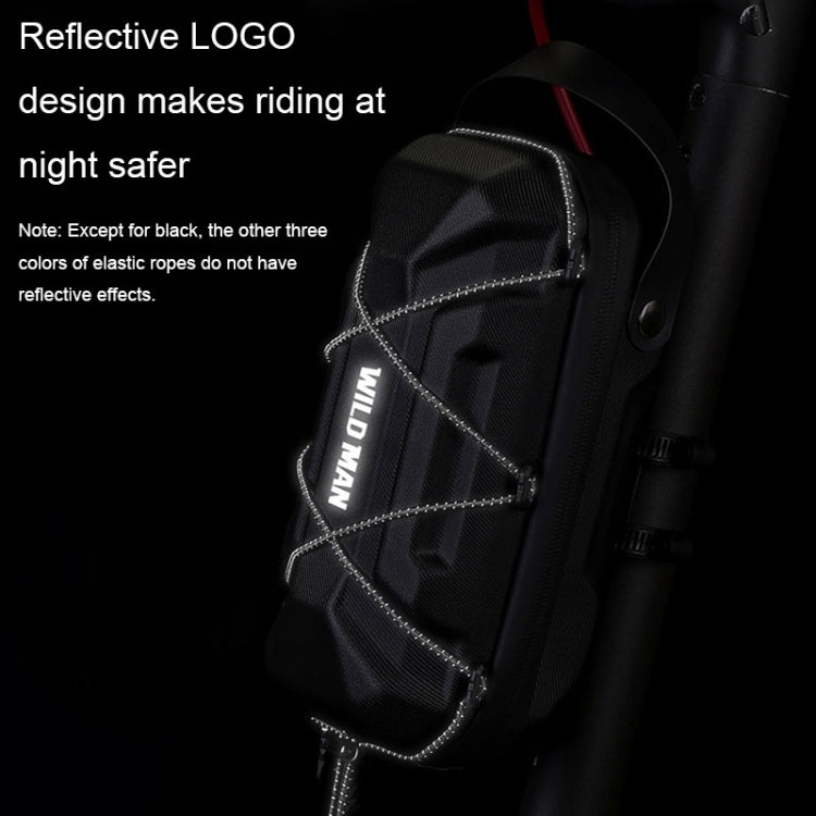 WILD MAN GD6X 2L Electric Scooter EVA Hard Shell Hanging Bag Folding Bike Bag(Black)