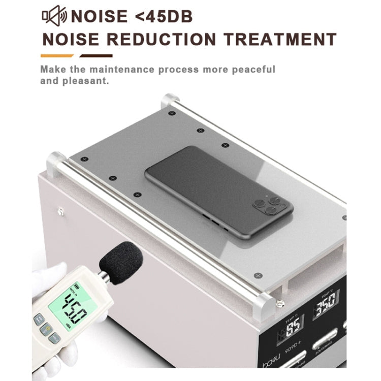 Baku BA-909D+ 750W 3 in 1 Hot Air Soldering Station Screen Remover for Mobile Phone US Plug 110V