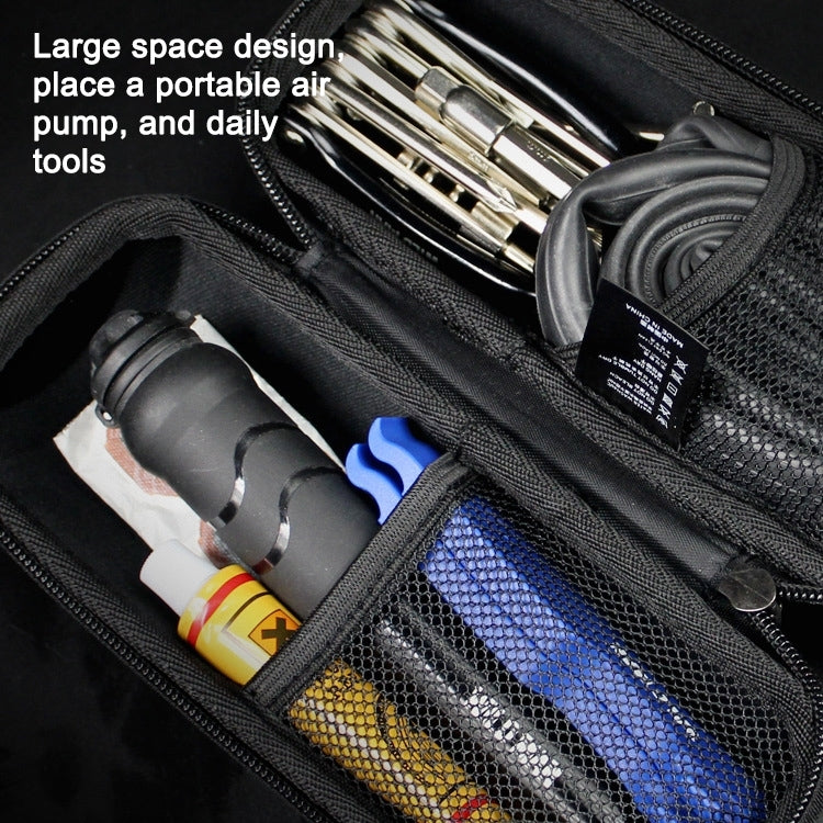 WILD MAN E3 EVA Hard Shell Bicycle Tool Storage Bag Cycling Equipment(Carbon Pattern)