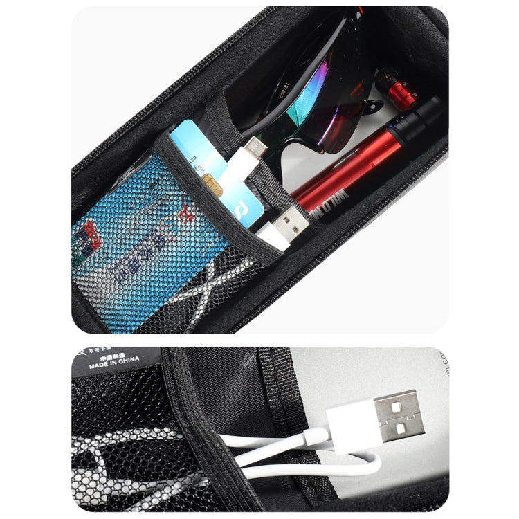 WILD MAN X1 1L EVA Hard Shell Bicycle Phone Touch Screen Handlebar Bag Waterproof Cycling Bag(Red)