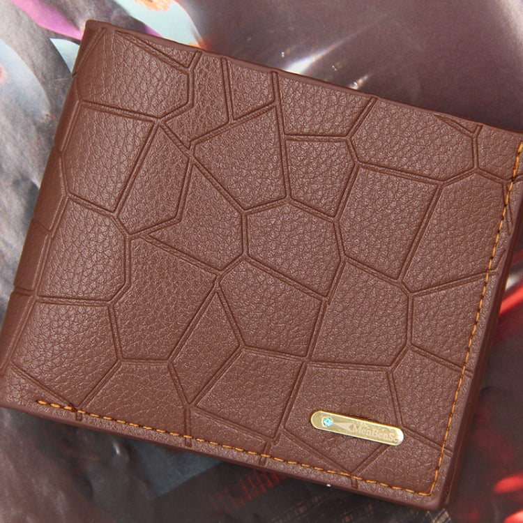MenBense Men Wallet Casual Coin Purse Large Capacity Money Clip, Style: 555-6 (Light Coffee)