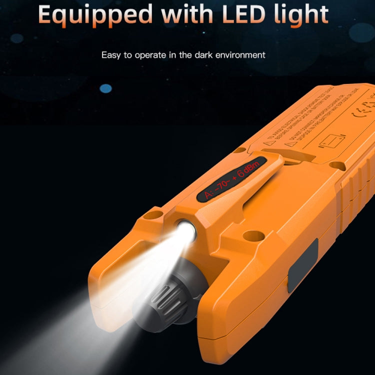 Komshine High Precision Optical Power Meter Mini Fiber Optic Light Attenuation Tester With LED, Specification: C-G/-50DBM to +26DBM
