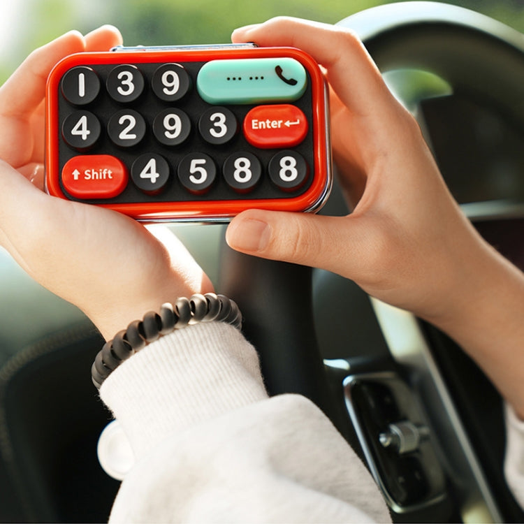 bbdd Keyboard Modeling Moving Number Plate Car Temporary Parking License Card