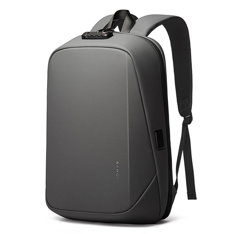 BANGE BG-7251 Mens Business Double-Shoulder Laptop Bag Large Capacity Waterproof Backpack(Gray)