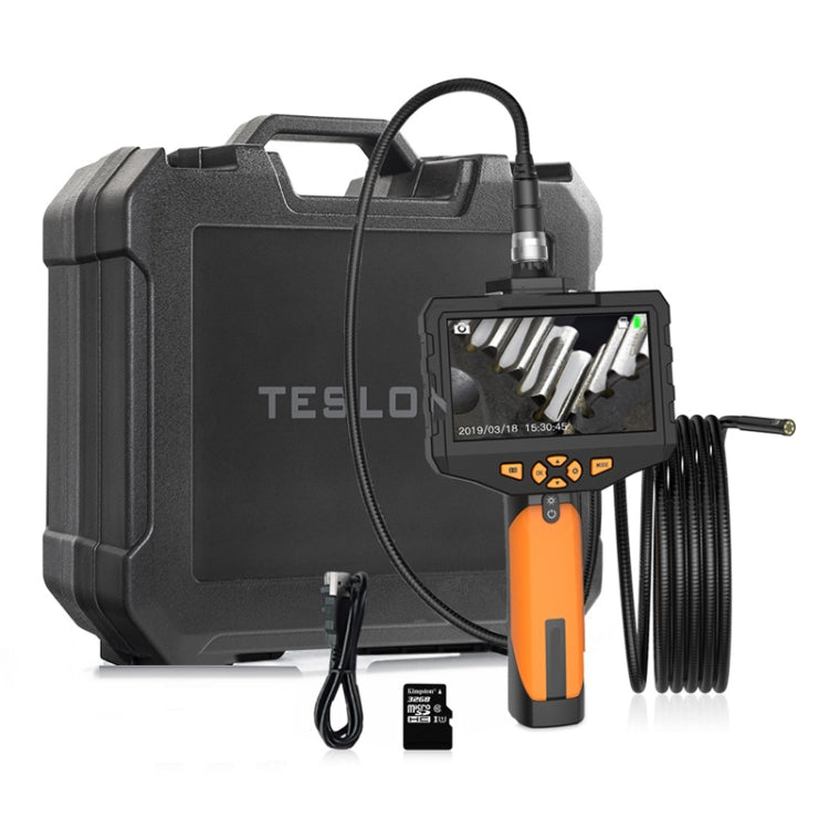 Teslong NTS300 5.5mm-3M  Dual Lens Waterproof 5 Inch HD Industrial Borescope Auto Repair Tools