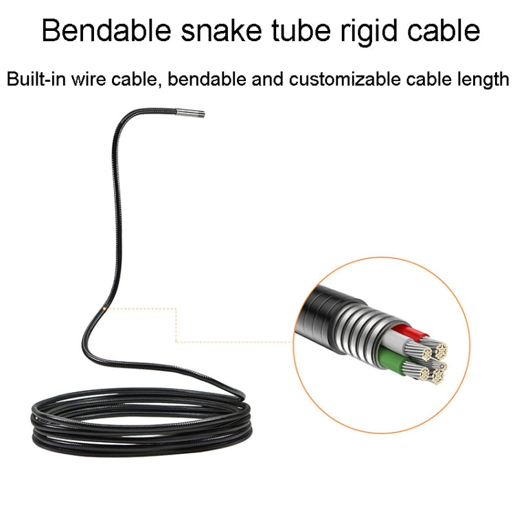 Teslong NTS300 5.5mm-3M  Dual Lens Waterproof 5 Inch HD Industrial Borescope Auto Repair Tools