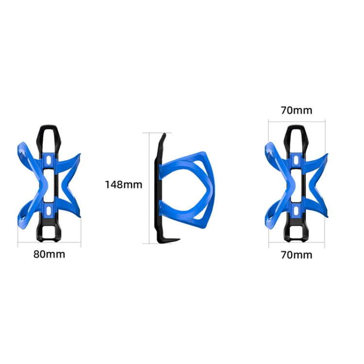 ENLEE R-60 Plastic Bicycle Bottle Cage Road And Mountain Bike Cylinder Holder Cycling Accessories(Blue)