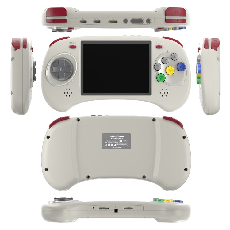 ANBERNIC RG ARC-D Handheld Game Console 4-Inch IPS Screen Linux / Android 11 System Portable Video Arcade 256G(Black)