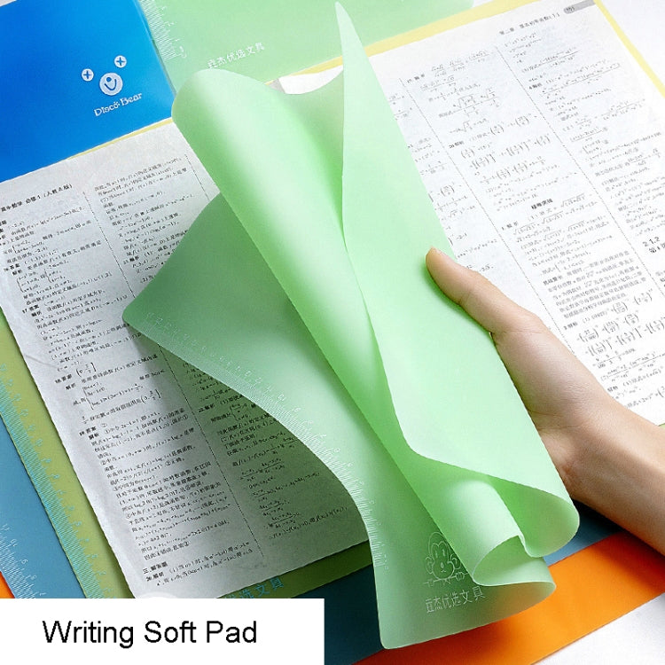 YAOJIE Non-Slip Exam Pad Student Stationery Drawing Writing Soft Board Office Writing Mat, Specification: A4 Blue