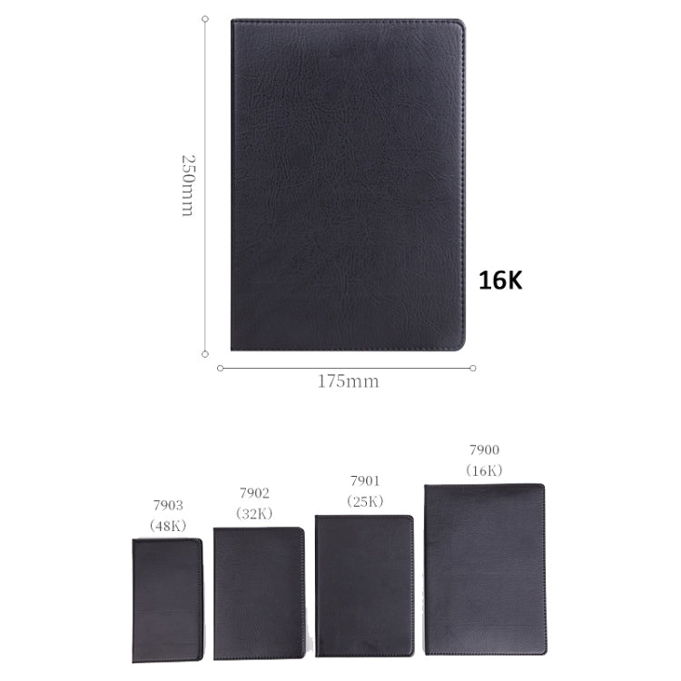 Deli 16K 80 Pages Business Office Notebook Leather Student Stationery Notes